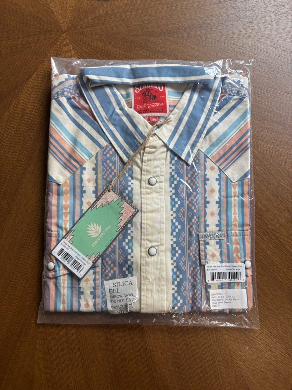 Sendero Provisions Co Serape Pearl Snap Short Sleeve
